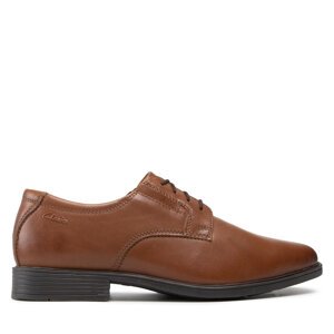 Cipele Clarks Tilden Plain 261300977 Smeđa