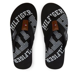 Japanke Tommy Hilfiger Essential Th Beach Sandal FM0FM01369 Crna