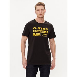G-Star Raw T-shirt Graphic 8 R T S\s D14143-336-6484 Crna Regular Fit
