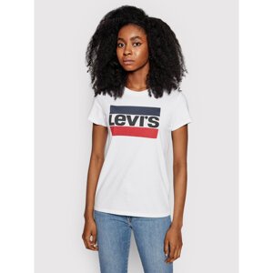 Levi's® T-shirt The Perfect Graphic Tee 17369-0297 Bijela Regular Fit