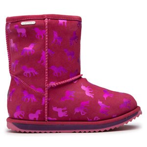 Čizme za snijeg EMU Australia Rainbow Unicorn Brumby K12373 Ružičasta