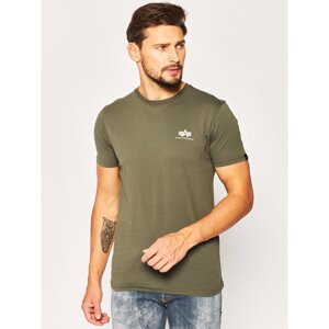 Alpha Industries T-shirt Basic 188505 Zelena Regular Fit
