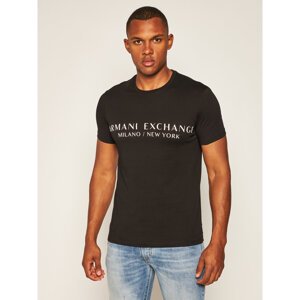 Armani Exchange T-shirt 8NZT72 Z8H4Z 1200 Crna Slim Fit