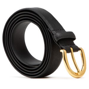 Ženski remen Lauren Ralph Lauren Charm Classc 412802952004 Crna