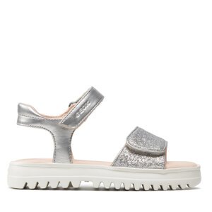 Sandale Geox J S.Coralie G. B J256EB 0NFEW C1007 S Srebrna