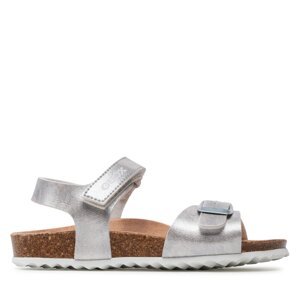 Sandale Geox J Adriel Girl J028MC000BJC1007 S Srebrna