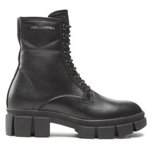 Čizme KARL LAGERFELD KL43250 Crna