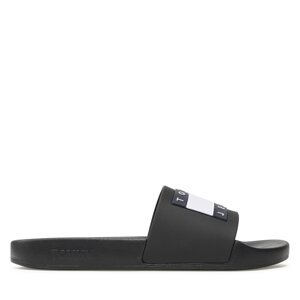 Natikače Tommy Jeans Pool Slide Ess EM0EM01191 Crna