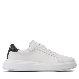 Tenisice Calvin Klein Low Top Lace Up Lth HM0HM01016 Bijela
