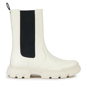 Čizme Geox J Junette J36HVE 0BCNH C1M9B D Écru