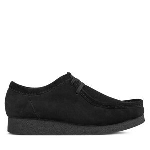 Mokasinke Clarks Wallabee Evo 261728207 Crna