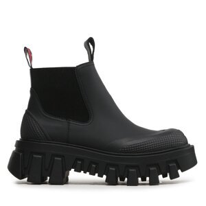 Chelsea cipele Tommy Jeans Tjw Rubber Rain Boot EN0EN02234 Crna