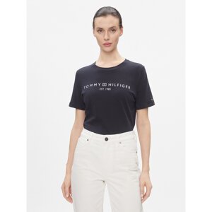 Tommy Hilfiger T-shirt WW0WW40276 Tamnoplava Regular Fit