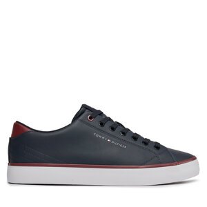 Tenisice Tommy Hilfiger Th Hi Vulc Core Low Leather FM0FM05041 Tamnoplava