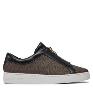 Tenisice MICHAEL Michael Kors Keaton Zip Slip On 43R4KTFP2B Smeđa