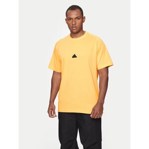 adidas T-shirt Z.N.E. IR5238 Žuta Loose Fit
