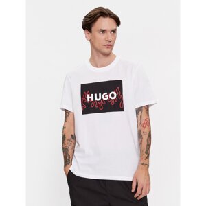 Hugo T-shirt Dulive 50506989 Bijela Regular Fit