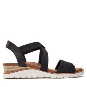 Sandale Skechers Bobs Arch Fit Beach Kiss Boho Beyond 114013/BLK Crna