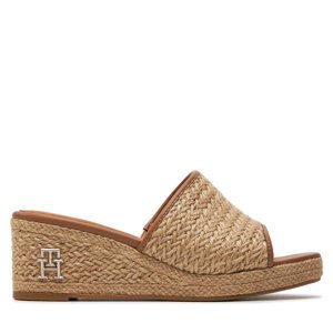 Espadrile Tommy Hilfiger Th Rope Wedge Sandal FW0FW07927 Bež