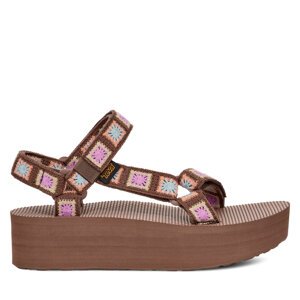 Sandale Teva Flatform Universal Crochet 1150210 Smeđa