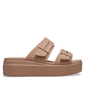 Natikače Crocs Brooklyn Low Wedge Sandal W 207431 Bež