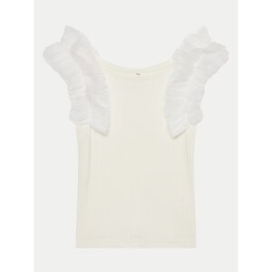 Coccodrillo Top WC4143301EJG Écru Regular Fit
