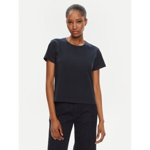Sisley T-shirt 3I1XL100Y Crna Slim Fit