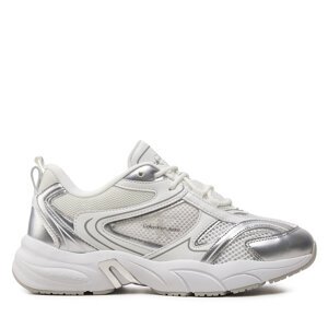 Tenisice Calvin Klein Jeans Retro Tennis Low Lace Mh Ml Mtl YW0YW01463 Bijela