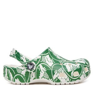 Natikače Crocs Classic Duke Print Clog K 210007 Zelena