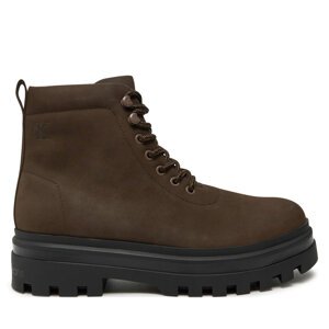 Planinarske cipele Calvin Klein Jeans Lugged Laceup Boot Oxf Hiking Nb YM0YM01076 Smeđa