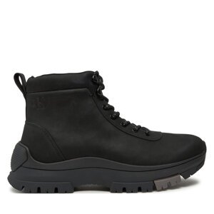 Planinarske cipele Calvin Klein Jeans Hybrid Wp Boot Laceup Rebellious YM0YM01077 Crna