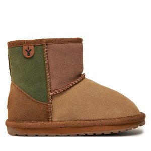 Čizme za snijeg EMU Australia Wallaby Mini Patchwork K13105 Bež