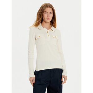 Tommy Hilfiger Polo WW0WW45308 Écru Slim Fit