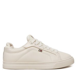 Tenisice Tommy Hilfiger Icon Court Sneaker Flag FW0FW08327 Écru