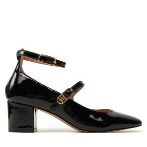 Salonke Tommy Hilfiger Pump Double Strap Patent Leather FW0FW08566 Crna