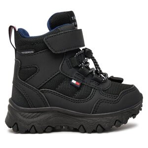Čizme za snijeg Tommy Hilfiger Fur Boot T1X5-33710-1492 M Crna