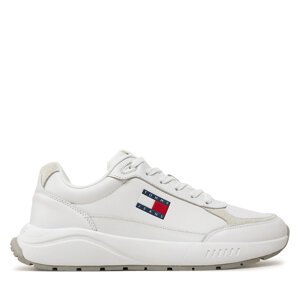 Tenisice Tommy Jeans Tjm Runner Full Leather Ess EM0EM01445 Bijela