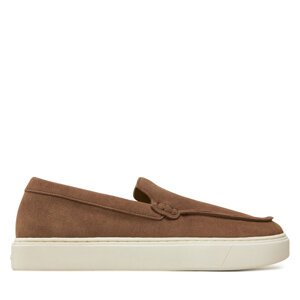 Cipele Calvin Klein Moccasin Suede HM0HM01794 Smeđa