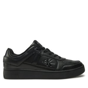 Tenisice Calvin Klein Jeans Basket Cup Low Laceup Tumbled YM0YM01150 Crna