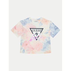Guess T-shirt J5RI05 K6YW4 Šarena Boxy Fit