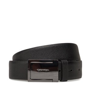 Muški remen Calvin Klein Formal Plaque Tex 35Mm K50K512843 Crna