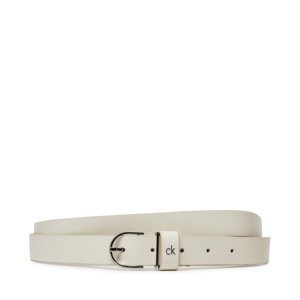 Ženski remen Calvin Klein Ck Metal Loop Round Buckle 2.5 K60K613147 Bijela