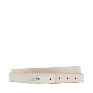 Ženski remen Calvin Klein Ck Cut Square Buckle 2.0 K60K613155 Bijela