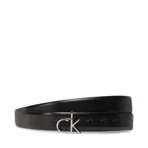 Ženski remen Calvin Klein Ck Buckle Belt 3.0_Smooth K60K613156 Crna