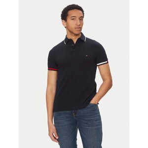 Tommy Hilfiger Polo Flag Cuff MW0MW38458 Tamnoplava Slim Fit