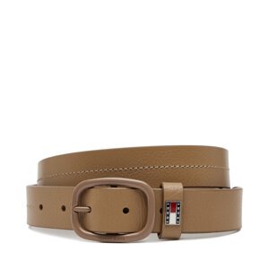 Ženski remen Tommy Jeans Tjw Oval Tonal 3.0 AW0AW17392 Bež