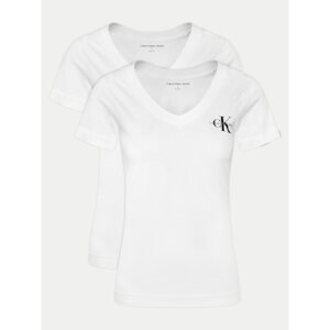 Calvin Klein Jeans Set 2 majice J20J223447 Bijela Regular Fit
