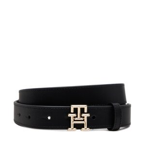 Ženski remen Tommy Hilfiger Th Logo 2.5 AW0AW17248 Crna
