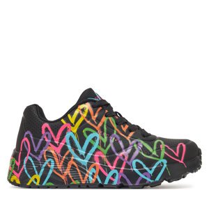 Tenisice Skechers Uno Lite-Spread The Love 314064L/BKMT Crna