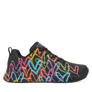 Tenisice Skechers Uno Lite - Heat of Lights 177977/BKMT Crna